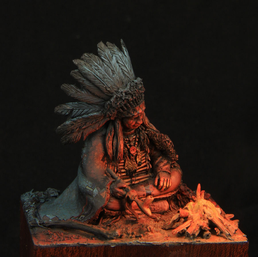 Dioramas and Vignettes: By a campfire, photo #2