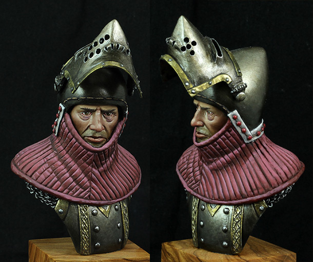 Figures: European knight, XIV-XV cent.