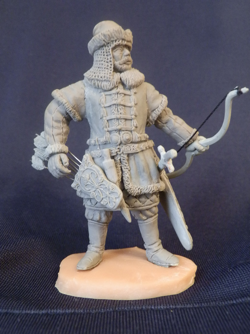 Sculpture: Noble Russian warrior, XVI cent., photo #1