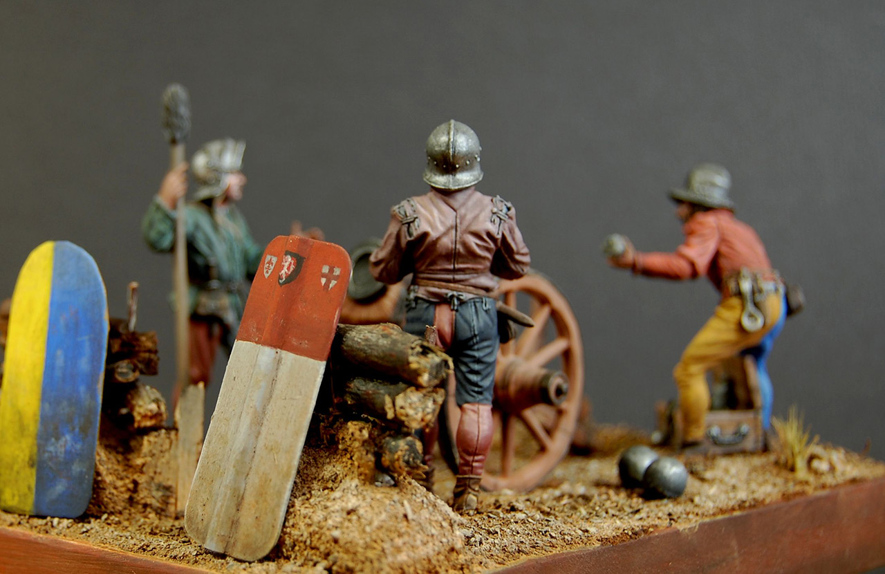 Dioramas and Vignettes: Bombard crew, Europe, XV cent., photo #5