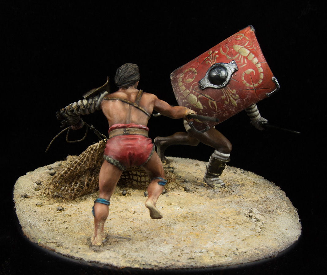 Диорамы и виньетки: Поединок. Ретиарий и секутор, фото #5