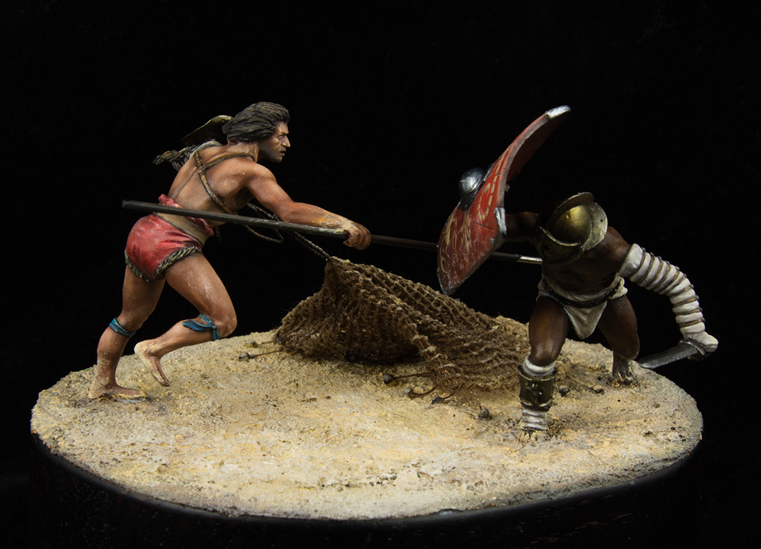Диорамы и виньетки: Поединок. Ретиарий и секутор, фото #6