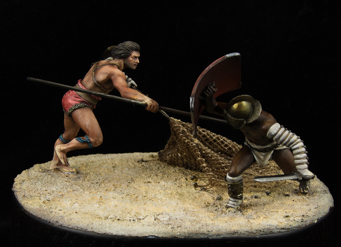 Диорамы и виньетки: Поединок. Ретиарий и секутор, фото #7
