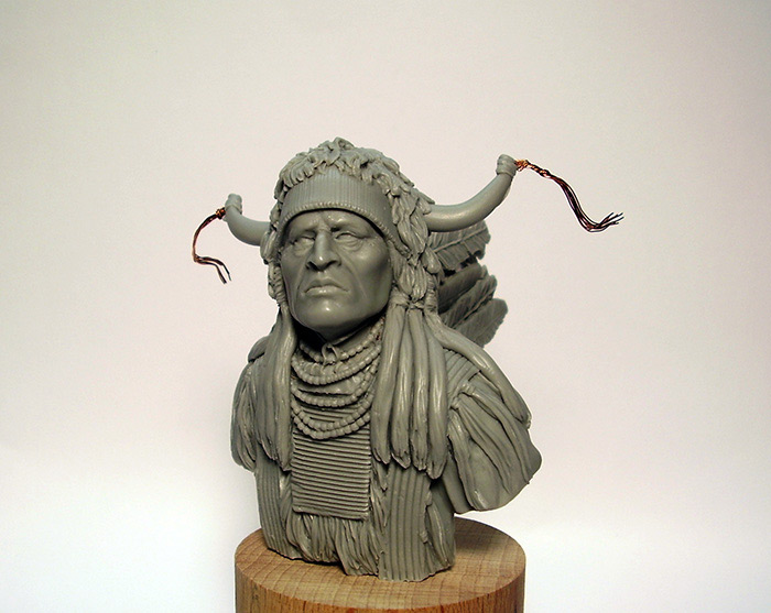 Скульптура: Равнинный индеец, XIX век, фото #1