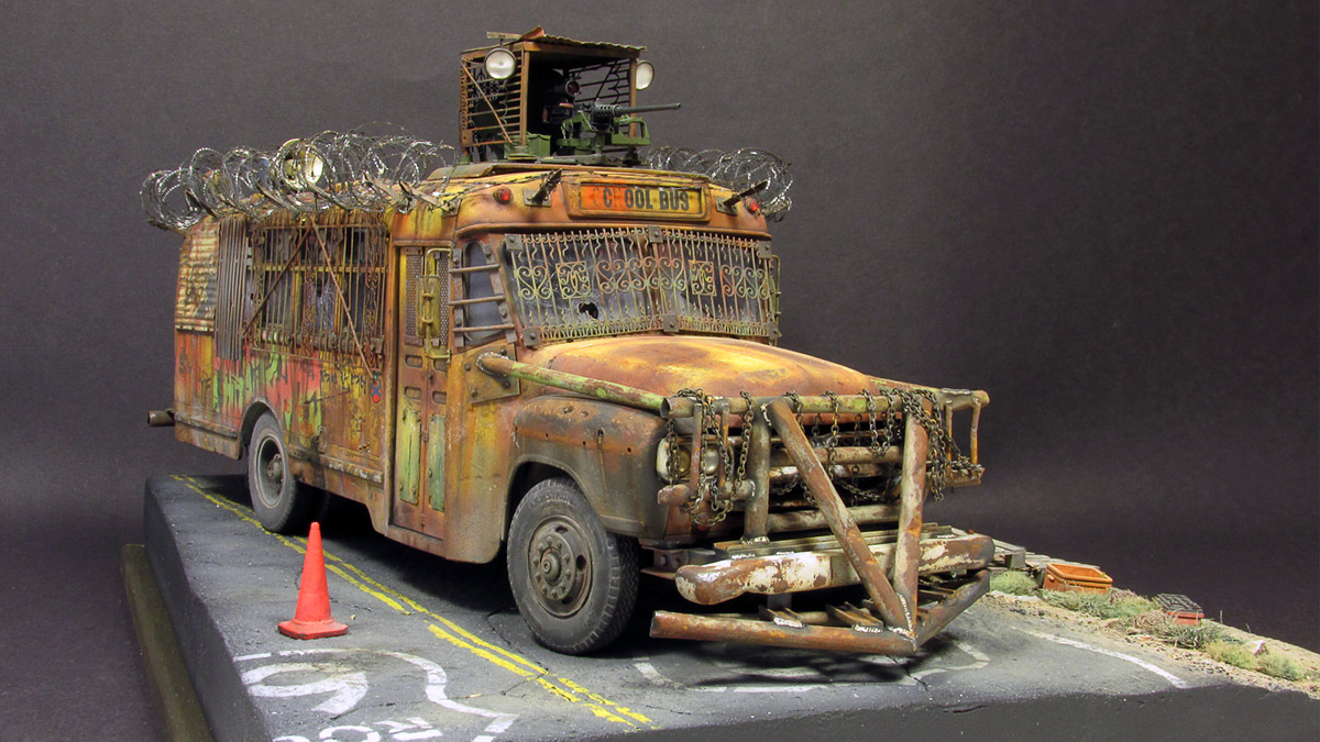 Диорамы и виньетки: Zombie Bus, фото #3