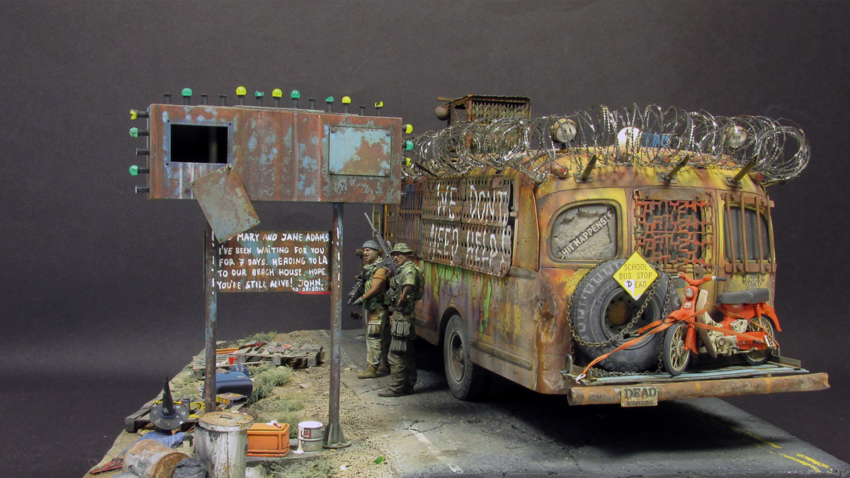 Dioramas and Vignettes: Zombie Bus, photo #5