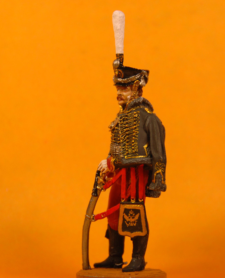 Figures: Senior officer, Irkutsky Hussars, 1813-14, photo #2