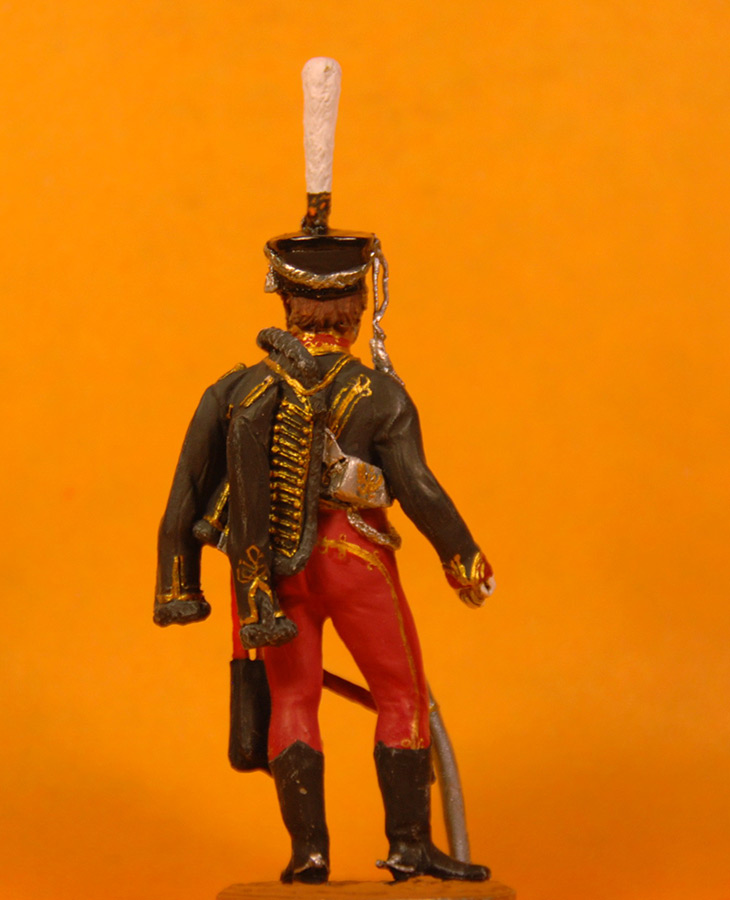 Figures: Senior officer, Irkutsky Hussars, 1813-14, photo #4