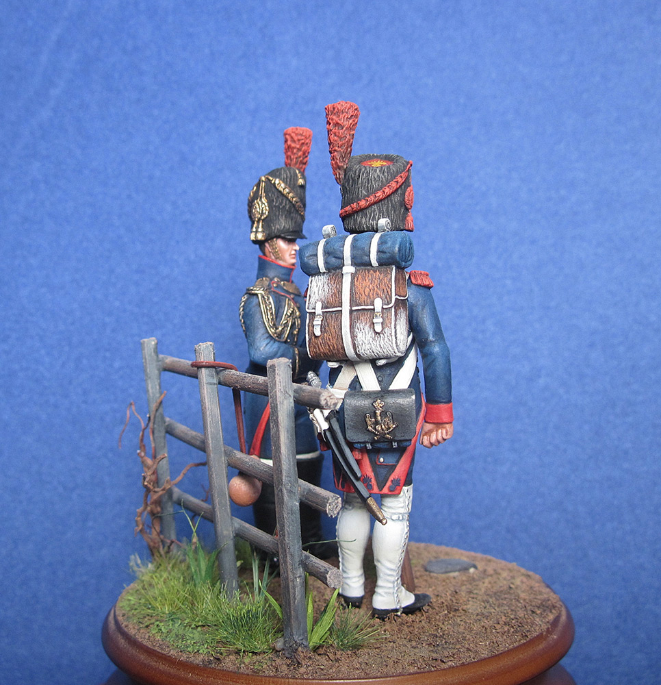 Dioramas and Vignettes: Staff officer and private, Guard foot artillery, 1812, photo #4