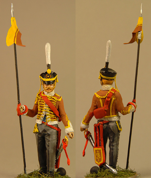 Figures: Akhtyrsky hussar, 1812-13