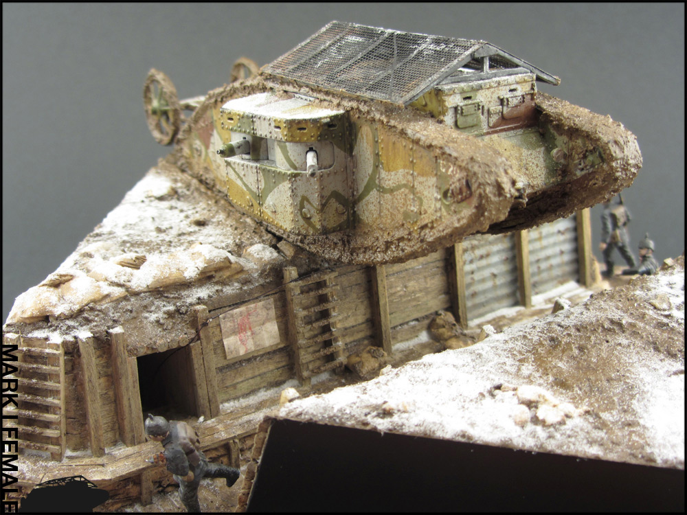 Dioramas and Vignettes: Мark Mk.I Female. Somme offensive, photo #1