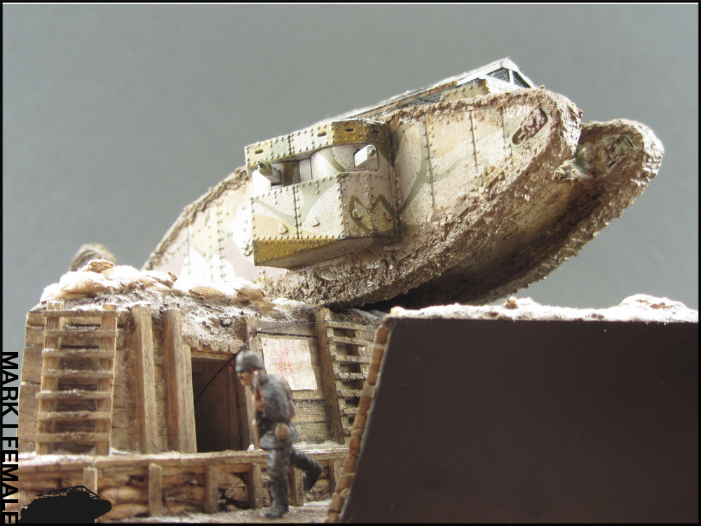 Dioramas and Vignettes: Мark Mk.I Female. Somme offensive, photo #2
