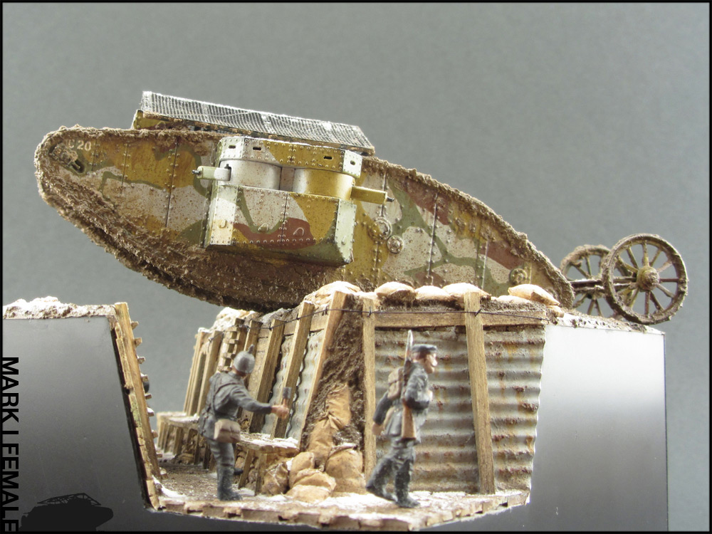 Dioramas and Vignettes: Мark Mk.I Female. Somme offensive, photo #3