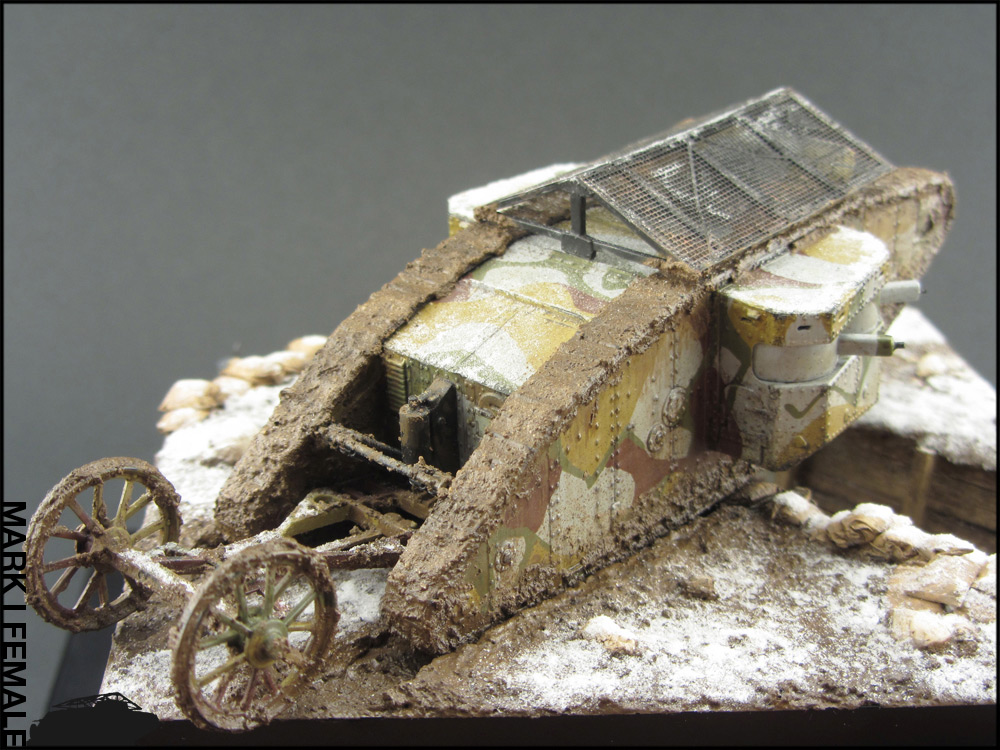 Dioramas and Vignettes: Мark Mk.I Female. Somme offensive, photo #6