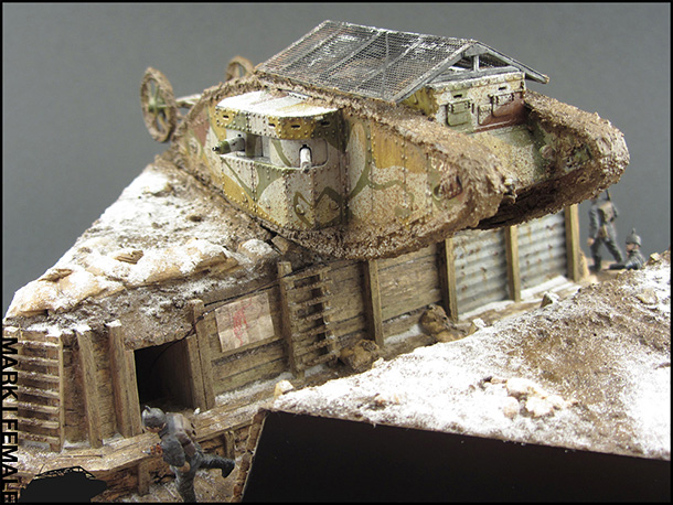 Dioramas and Vignettes: Мark Mk.I Female. Somme offensive