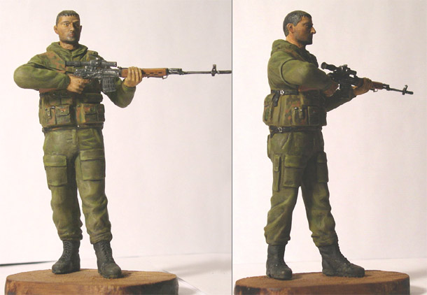 Figures: Modern Russian Army Sniper