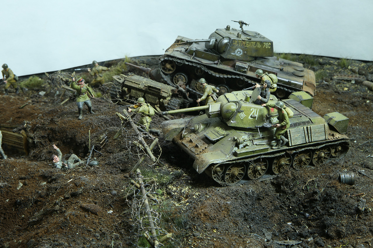 Dioramas and Vignettes: Kursk bulge. The breaktrough, photo #14