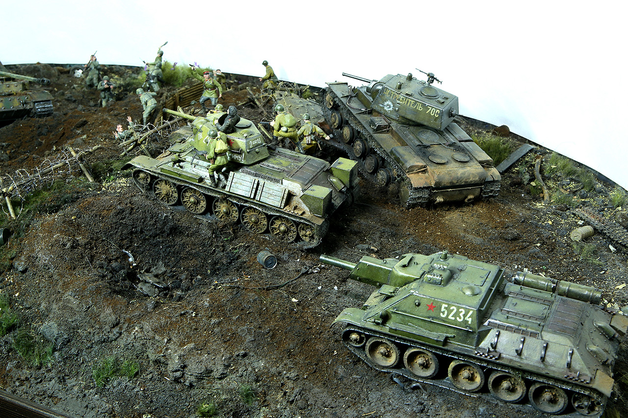Dioramas and Vignettes: Kursk bulge. The breaktrough, photo #15