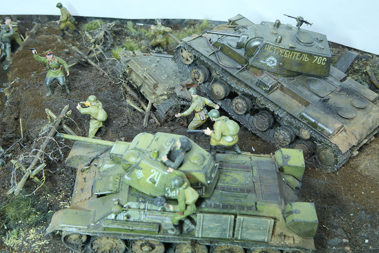 Dioramas and Vignettes: Kursk bulge. The breaktrough, photo #17