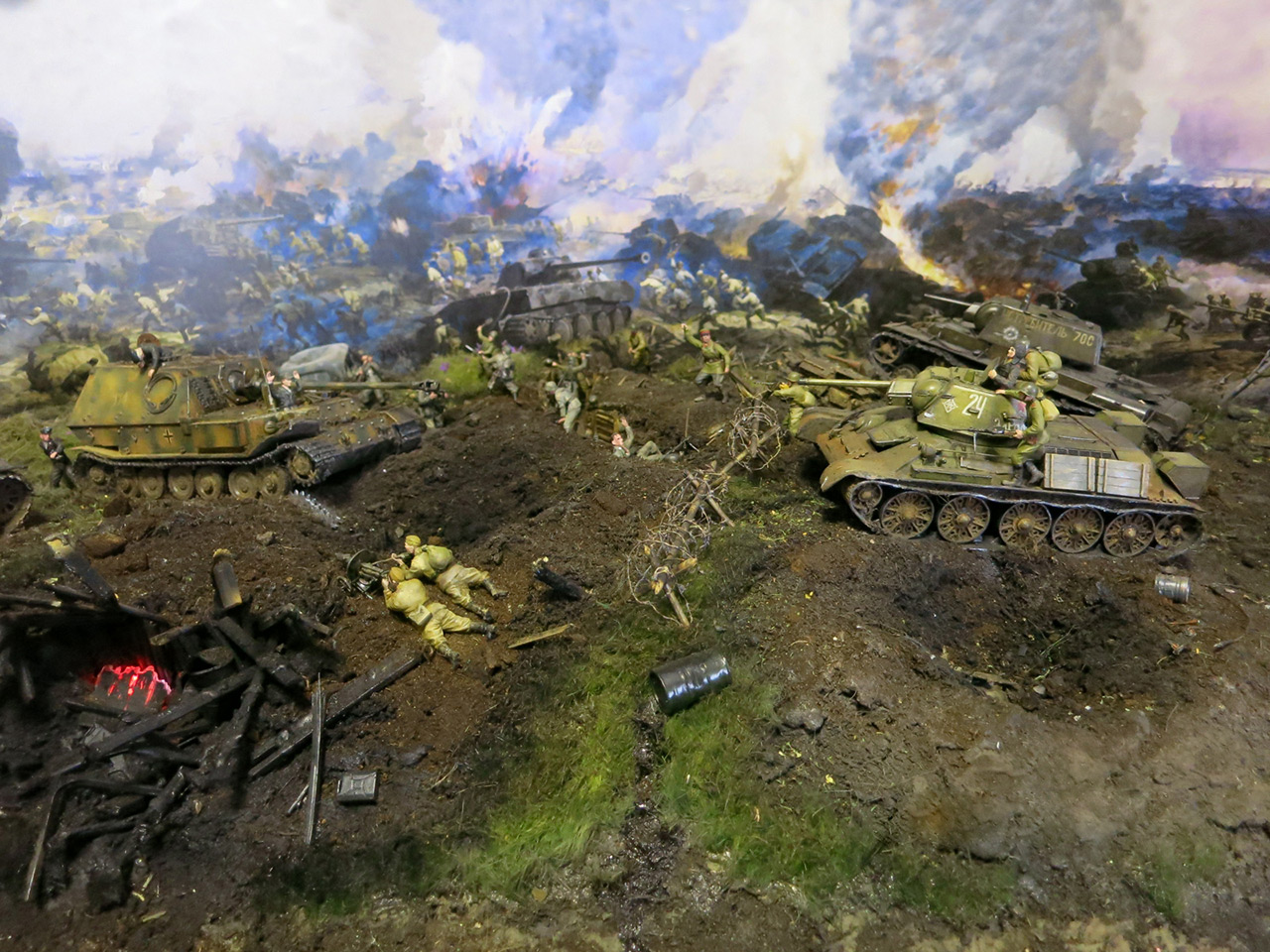 Dioramas and Vignettes: Kursk bulge. The breaktrough, photo #7