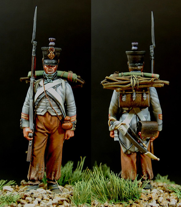 Figures: Sergeant of 15th regt., Spanish campaign, 1808