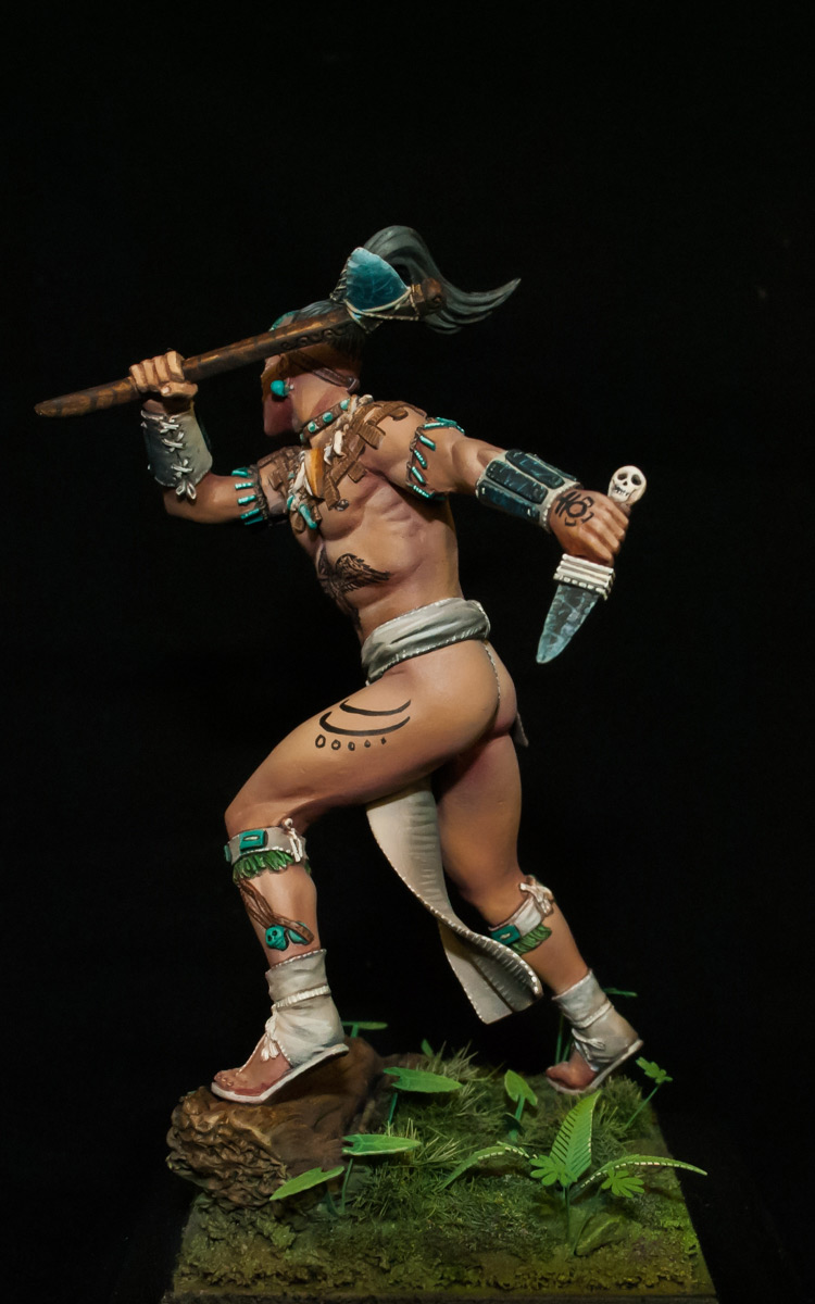 Figures: Maya warrior, 16th century, photo #2
