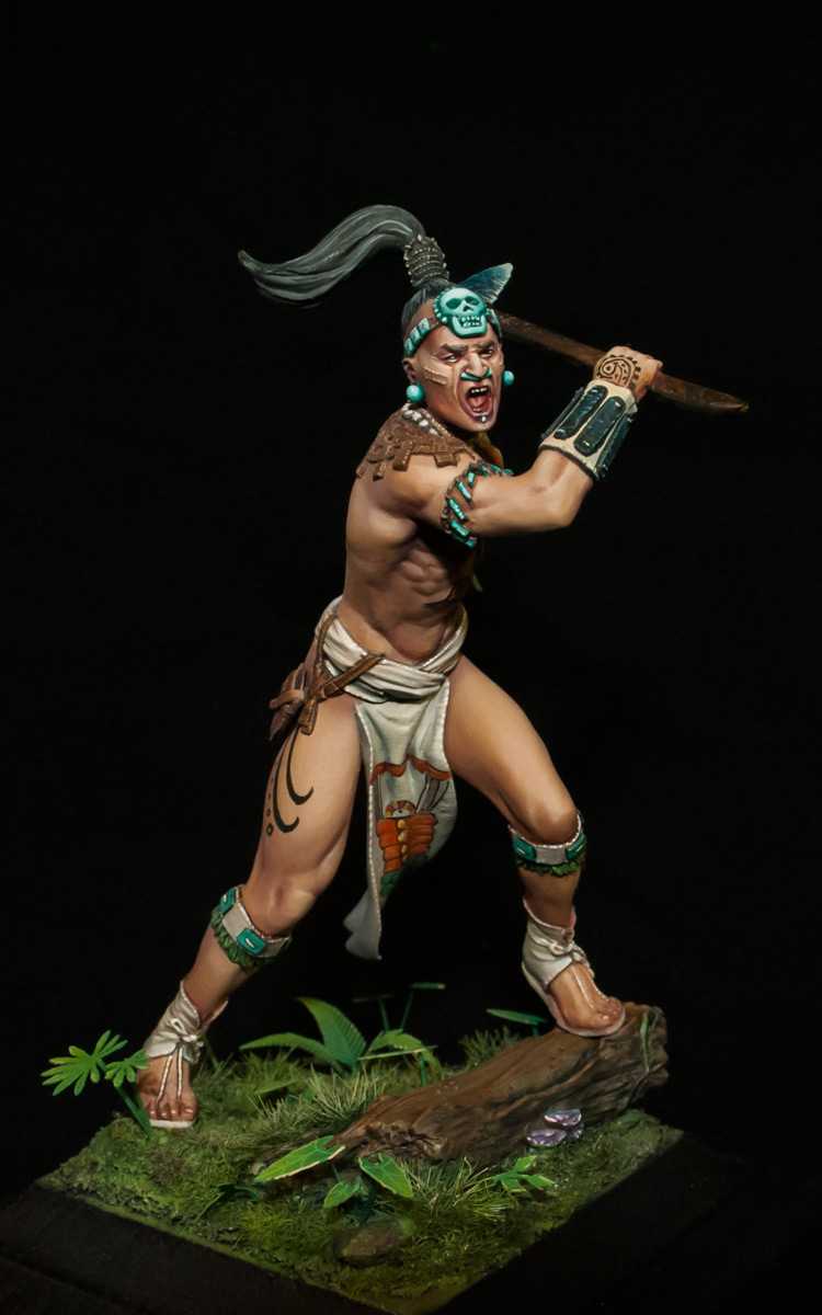 Figures: Maya warrior, 16th century, photo #3