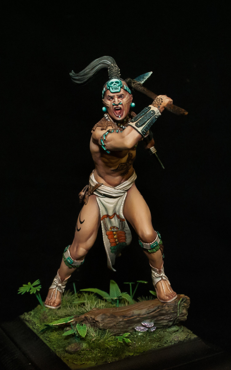 Figures: Maya warrior, 16th century, photo #7