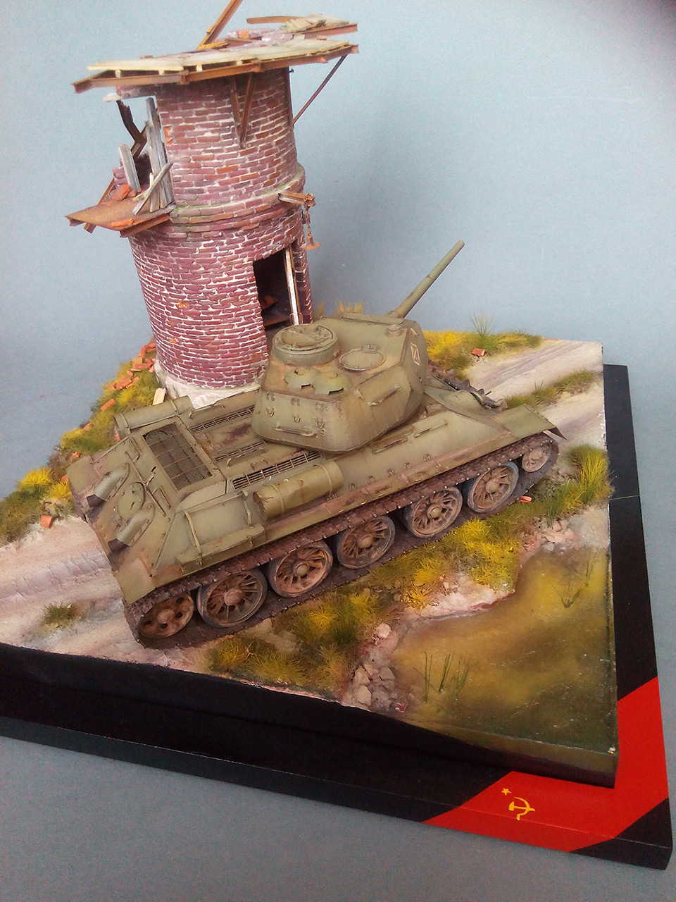 Dioramas and Vignettes: Work horses. T-34/85, photo #6