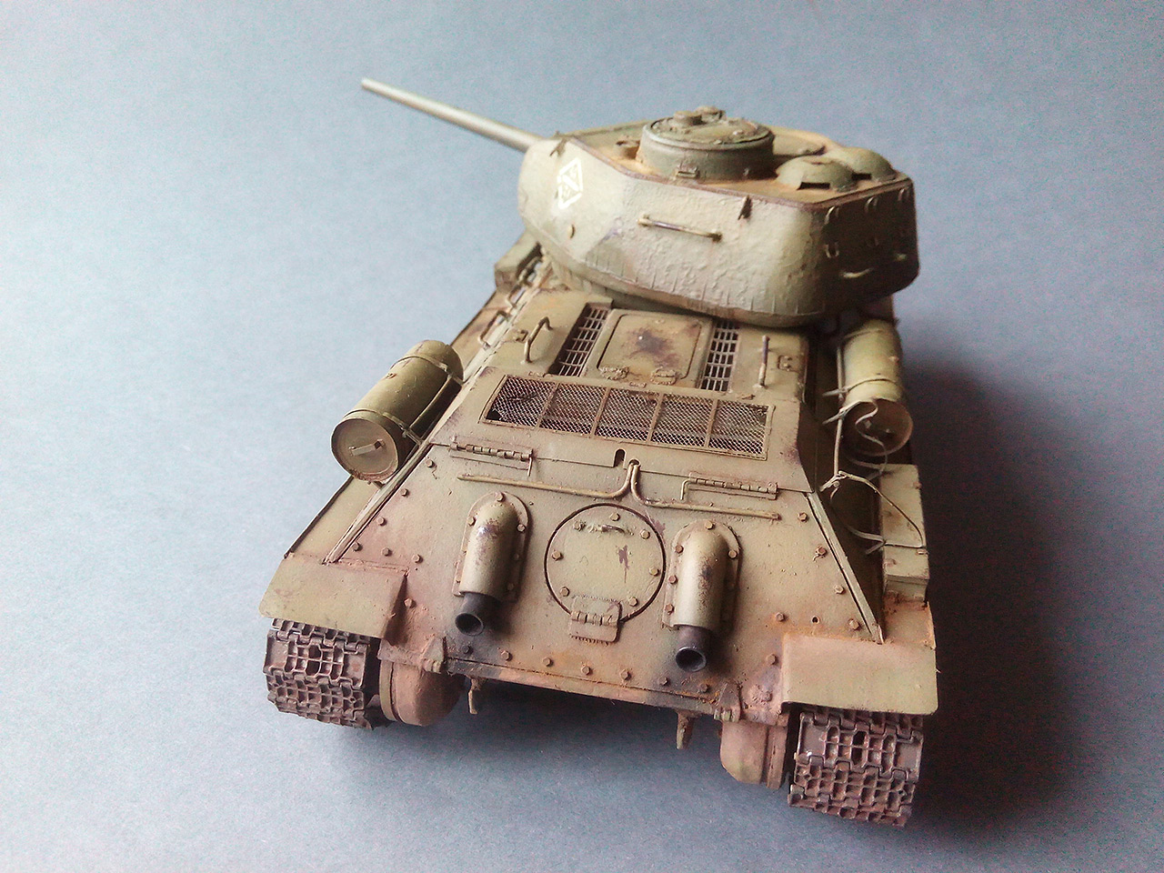 Dioramas and Vignettes: Work horses. T-34/85, photo #7