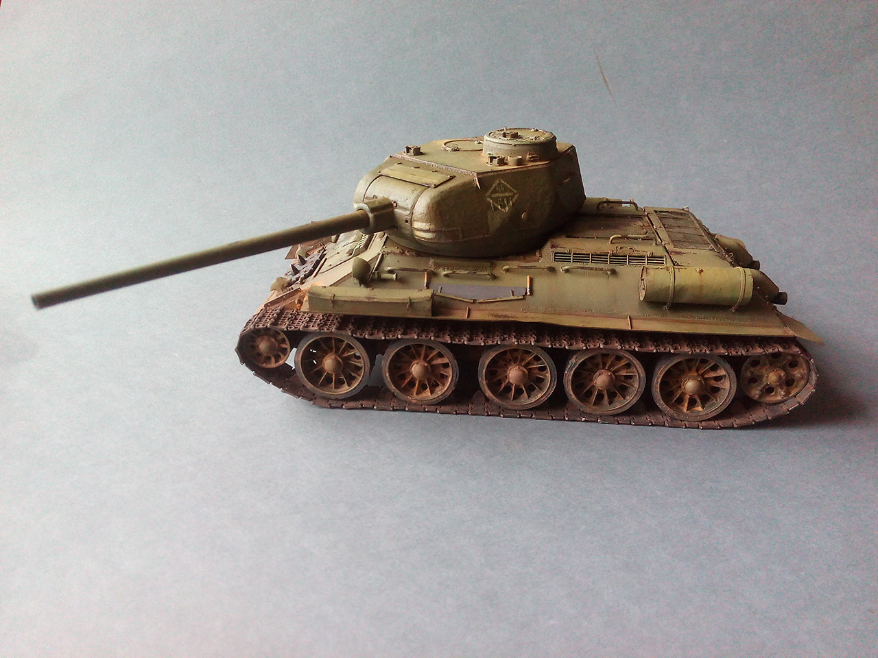 Dioramas and Vignettes: Work horses. T-34/85, photo #9