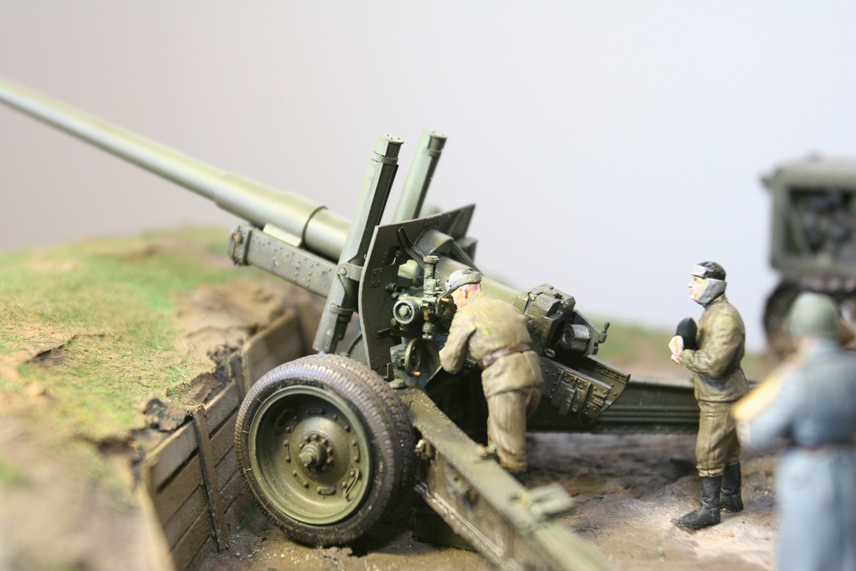 Dioramas and Vignettes: A-19 cannon with crew, photo #5