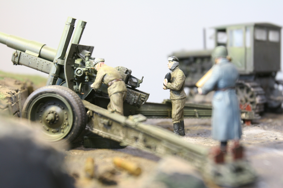 Dioramas and Vignettes: A-19 cannon with crew, photo #9