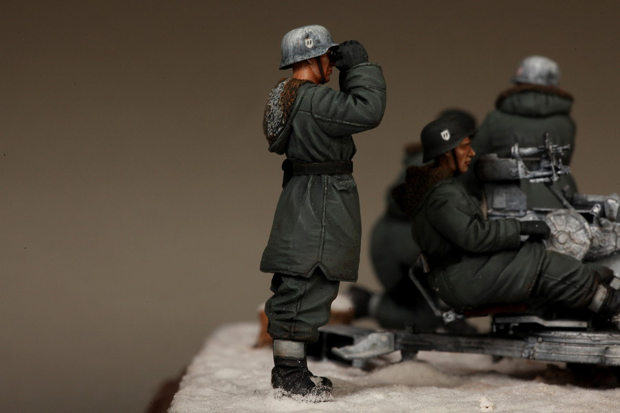 Dioramas and Vignettes: Waffen-SS FlaK-38 crew, photo #26