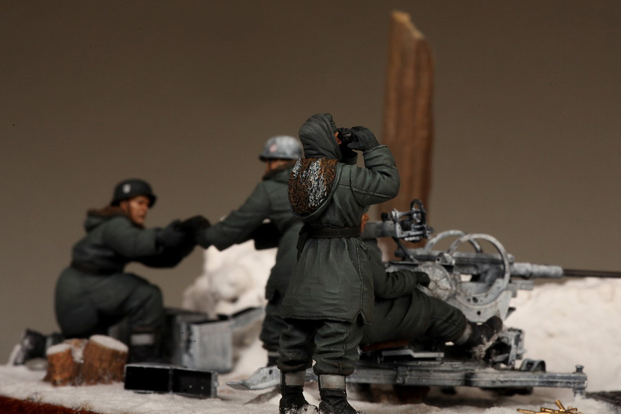 Dioramas and Vignettes: Waffen-SS FlaK-38 crew, photo #37