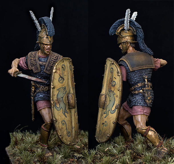 Figures: Roman triarius. 2nd Punic war