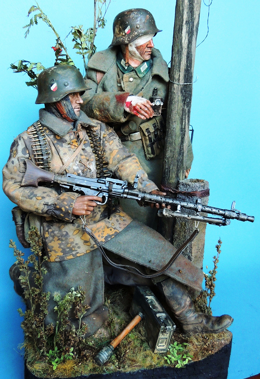 Figures: German soldiers, Eastern front, photo #2