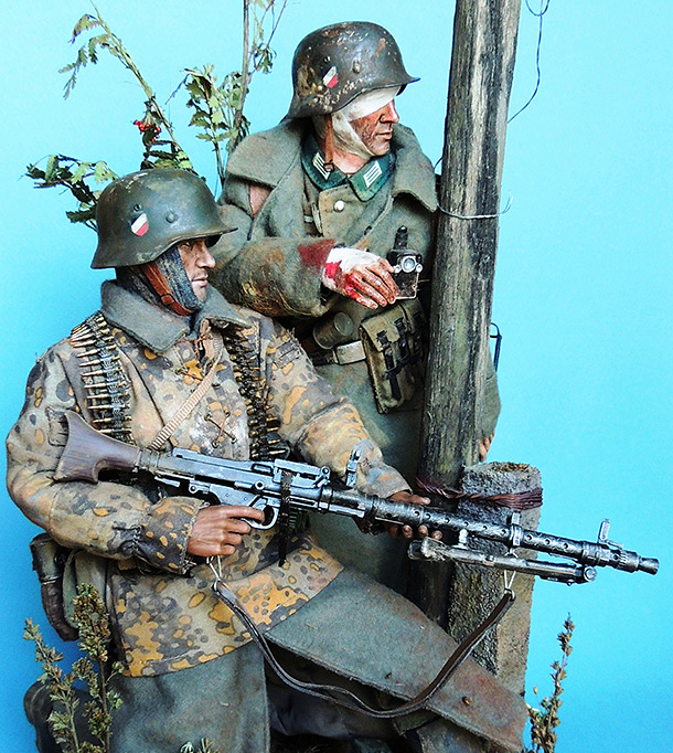 Figures: German soldiers, Eastern front