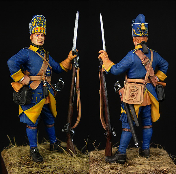 Figures: Swedish grenadier, Mellin regt.