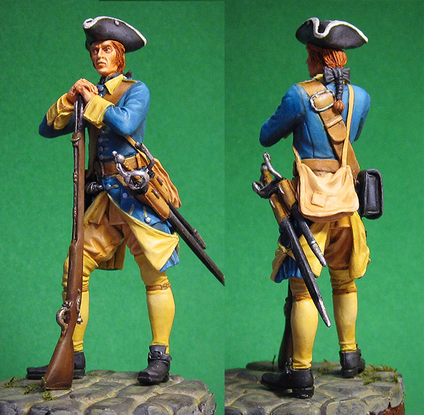 Figures: Swedish musketeer, Great Northern War