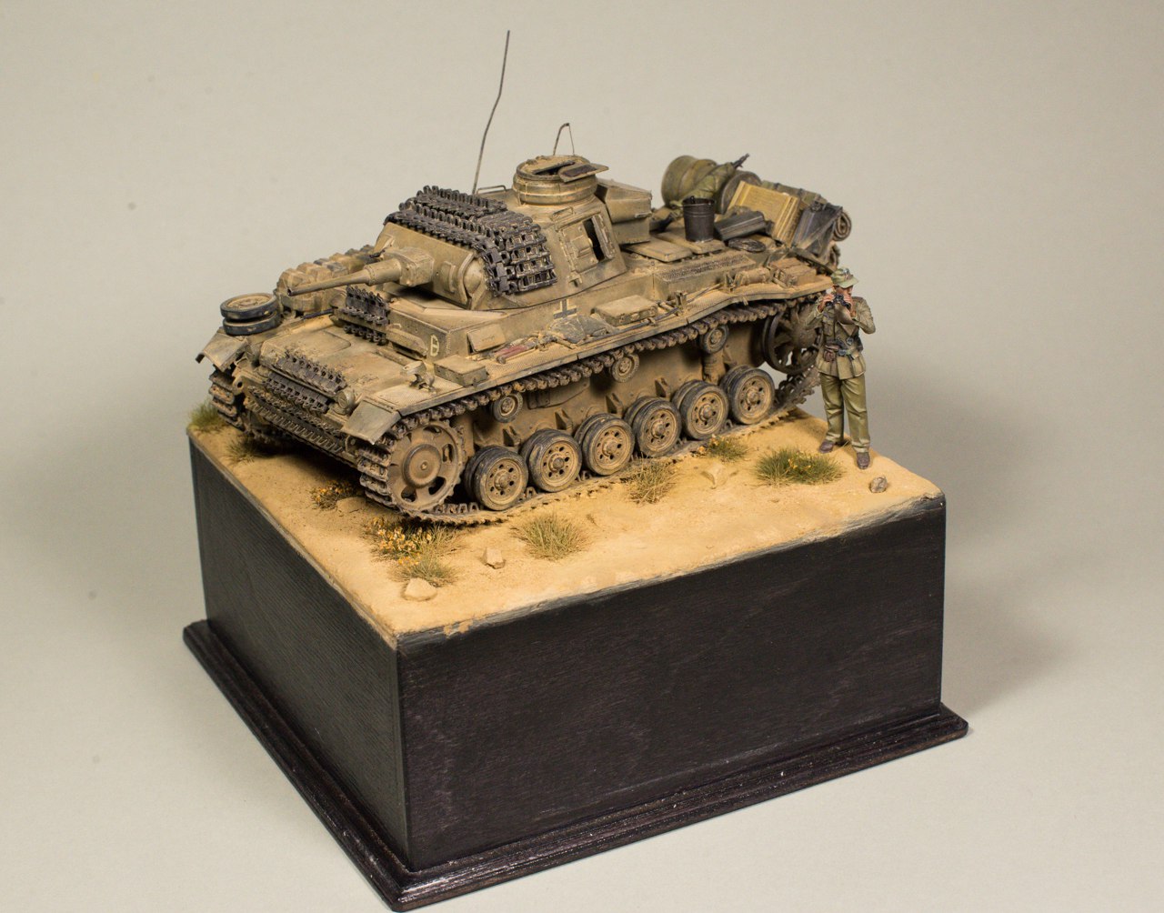 Dioramas and Vignettes: Command tank, D.A.K., photo #4