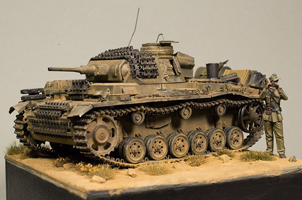 Dioramas and Vignettes: Command tank, D.A.K.
