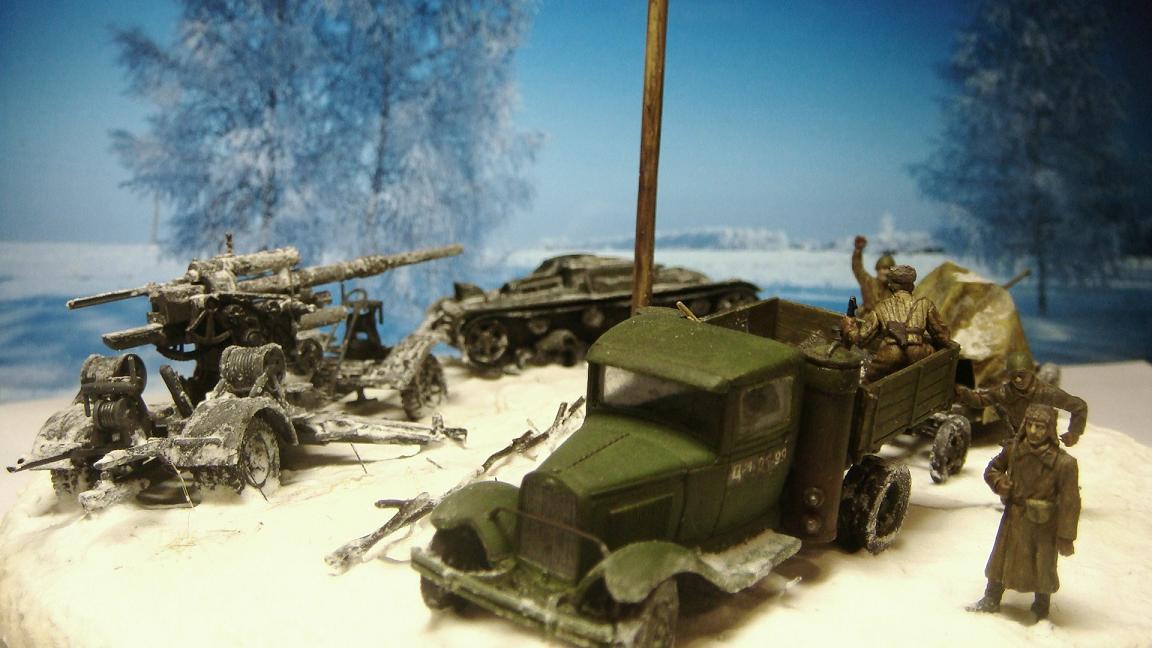 Dioramas and Vignettes: Winter road, photo #1