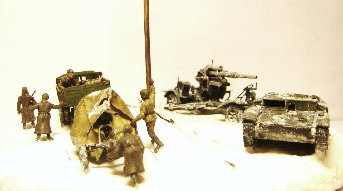 Dioramas and Vignettes: Winter road, photo #6