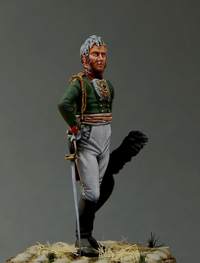 Фигурки: Обер-офицер Л-Гв Семеновского полка, 1805, фото #1