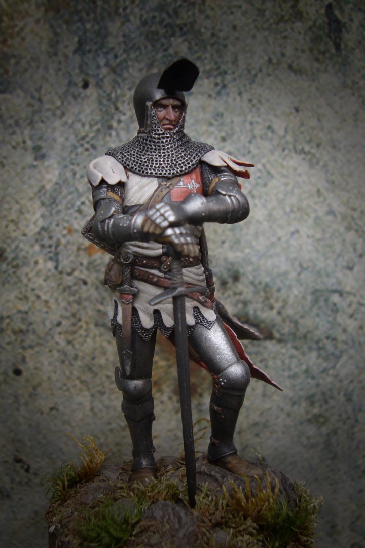 Figures: Teutonic knight, XIV cent., photo #1