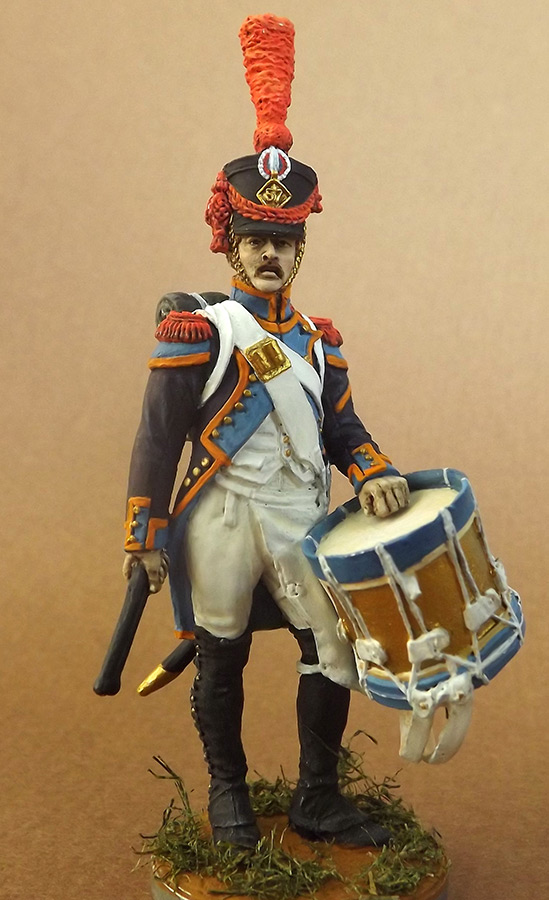 Фигурки: Барабанщик гренадерской роты 57-го линейного полка. Франция, 1809-12 гг., фото #1