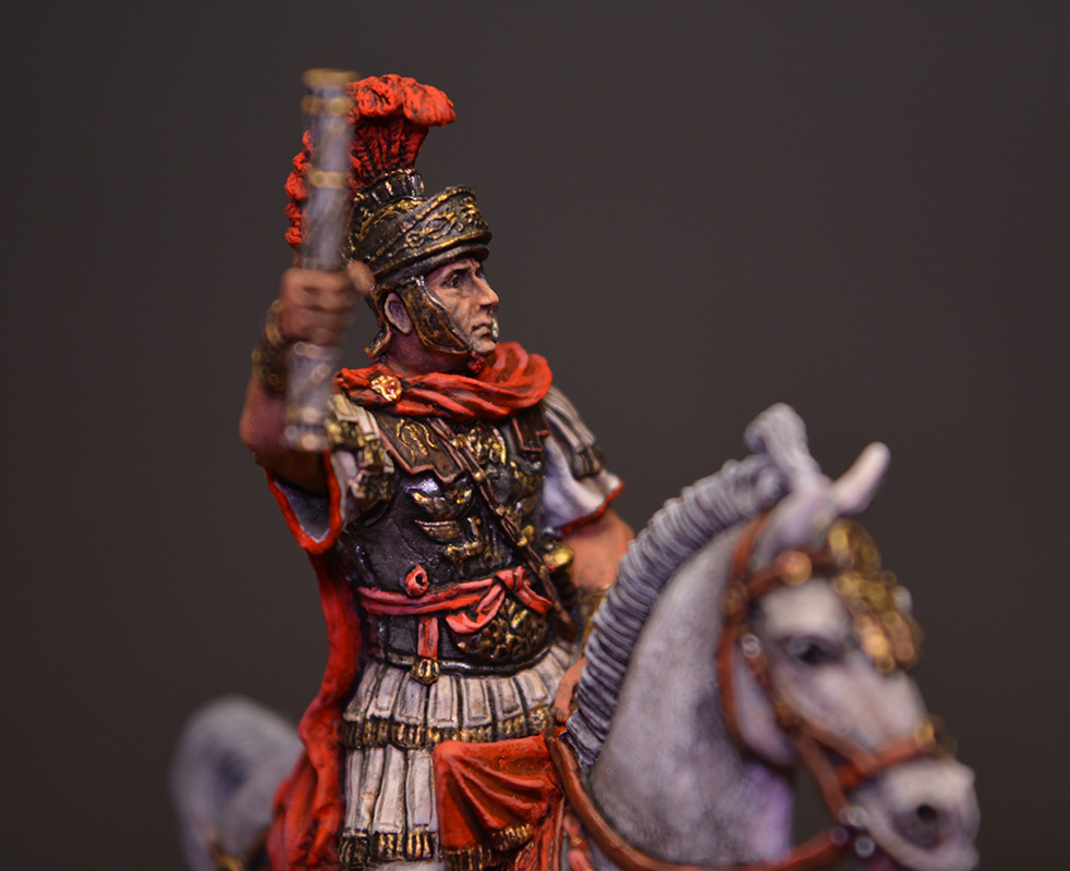 Figures: Mounted Roman warlord, I A.D., photo #3
