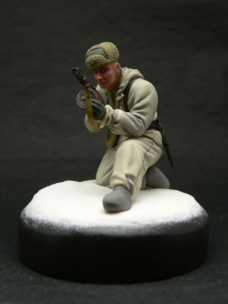 Figures: Red Army soldier with PPSh, photo #1