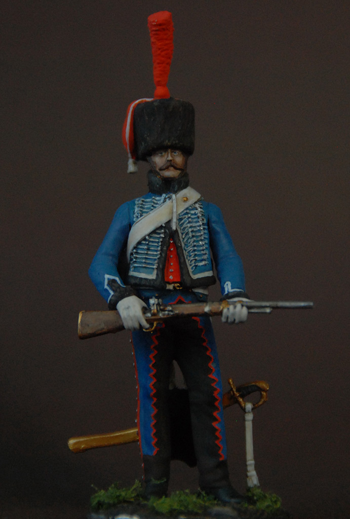 Figures: French hussar, elite coy, 8th regt., 1808, photo #1